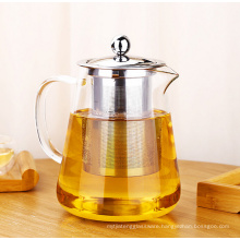 Stainless Steel Glass TEA POT Teapot with Stainless steel Strainer filter 750/950ML